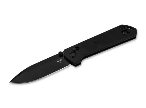 Böker Kihon DC All Black / Nóż kieszonkowy / Stal D2 / Rękojeść nylonowa / ostrze 8,2 cm / długość 20 cm