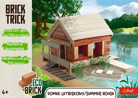 Trefl BRICK TRICK Domek letniskowy M / 120 części