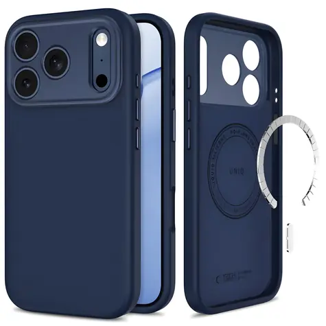 Tech-Protect UNIQ MagSafe granatowy / Etui / Apple iPhone 17 Pro, 18 Pro / MagSafe