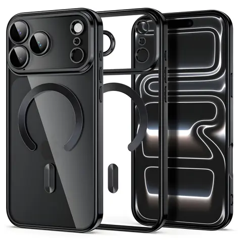 Tech-Protect MagFlex czarny / Etui / Apple iPhone 18 Pro Max, 17 Pro Max / MagSafe
