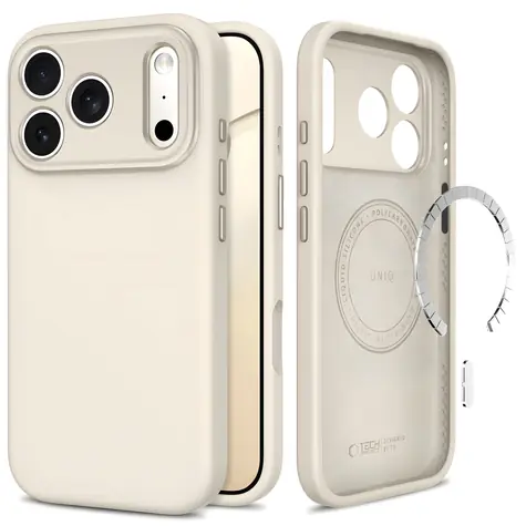 Tech-Protect UNIQ MagSafe beżowy / Etui / Apple iPhone 17 Pro Max, 18 Pro Max / MagSafe