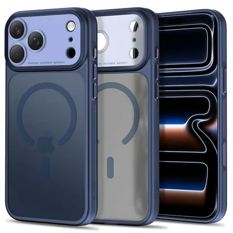 Tech-Protect MagPrime MagSafe matowy ciemnoniebieski / Etui / Apple iPhone 17 Pro, 18 Pro / MagSafe