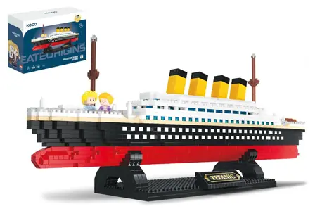 Zestaw konstrukcyjny KOCO Titanic mini / 1510 elementów / plastikowy / od 6 lat