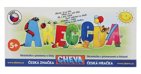 Puzzle alfabetyczne CHEMOPLAST / Litery i cyfry / Łączenie klocków / od 5 lat