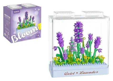Zestaw konstrukcyjny KOCO Mini Lavender / 239 elementów / plastik / 6+