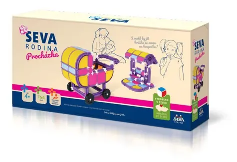 Zestaw konstrukcyjny SEVA Family Walk / 166 elementów / plastik / od 4 lat