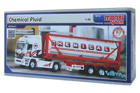 Zestaw konstrukcyjny SEVA Monti System MS 60 Chemical Fluid Actros L-MB / skala 1:48 / od 8 lat