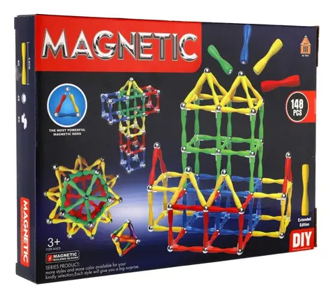 Zestaw magnetycznych misiów / 148 elementów / od 3 lat