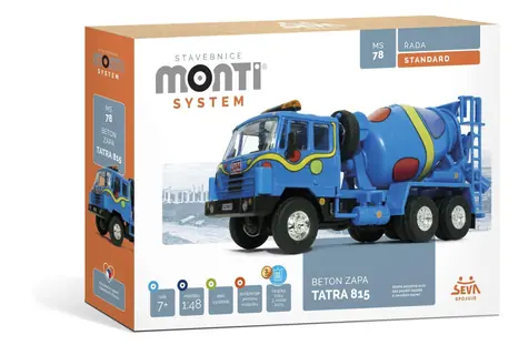 Zestaw konstrukcyjny SEVA Monti System MS 78 Tatra 815 Zapa beton / 1:48 / Plastik / 5+