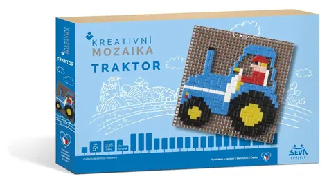 SEVA Kreatywna mozaika Traktor / 338 elementów / od 5 lat