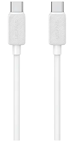 USAMS KY Series US-SJ696 biały / Kabel do ładowania i transmisji danych / USB-C - USB-C / 60 W / 2 m / 480 Mb/s