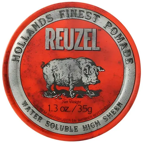 Reuzel Styling Red Pomade Pomada do włosów rozpuszczalna w wodzie o średnim utrwaleniu i wysokim połysku 35 g