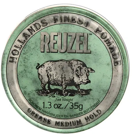 REUZEL Styling Green Pomade Grease Medium Hold Pomada do włosów o średnim utrwaleniu i połysku 35 g