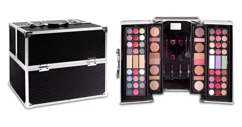 2K Super Model Beauty Train Case Dekoracyjna kaseta 122,6 g