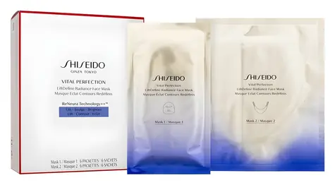 Shiseido Vital Perfection LiftDefine Radiance Face Mask Maseczka do twarzy 12 szt.