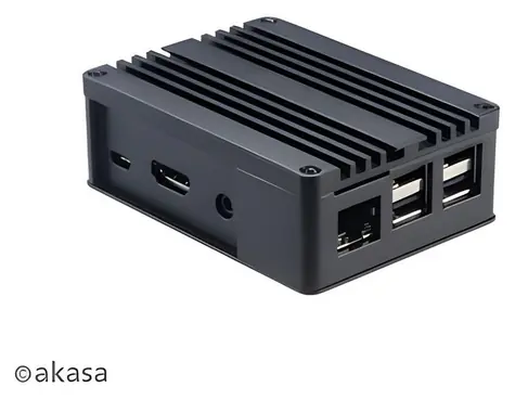 Akasa A-RA03-M1B / Pokrywa / do Raspberry Pi i Asus Tinker Board