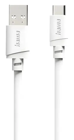 HAMA USB-A - USB-C 2 m biały / Kabel ładujący / USB 2.0 / 480 Mbit/s