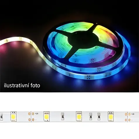 Taśma LED Tipa 5050 RGB 5m / Taśma LED / 30 LED/m / 7,2 W/m / IP54 / Podtynkowa