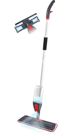LAMART LT8027 / Mop / Ze spryskiwaczem / Podwójna ściągaczka / 600 ml / Kij 120 cm