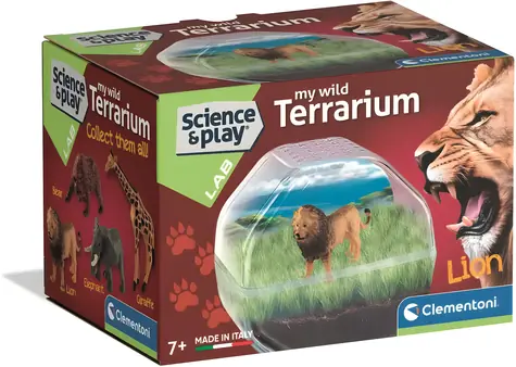 Clementoni Mini terrarium Lew / Zestaw kreatywny