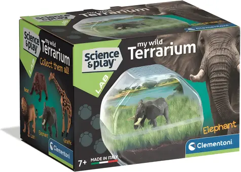 Clementoni Mini terrarium słoń / zestaw kreatywny