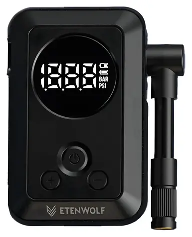 Etenwolf S0 / Kompresor powietrza zasilany akumulatorem / 11,03 bar / 2400 mAh / 15 l/min