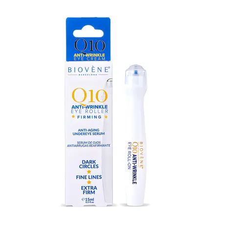 Biovene Przeciwzmarszczkowy Q10 Extra Firming Roll-on koncentrat do okolic oczu
