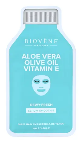 Maska w płachcie Biovene Aloe Vera + Witamina E Dewy-Fresh 1 szt.