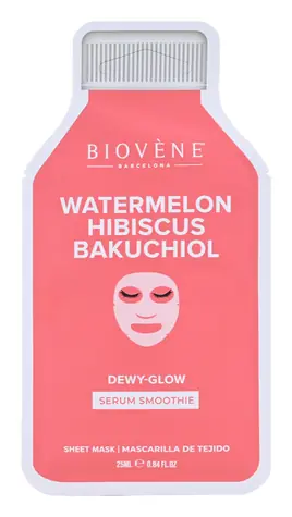 Biovene Watermelon + Bakuchiol Dewy-Glow Maska w płachcie 1 szt.