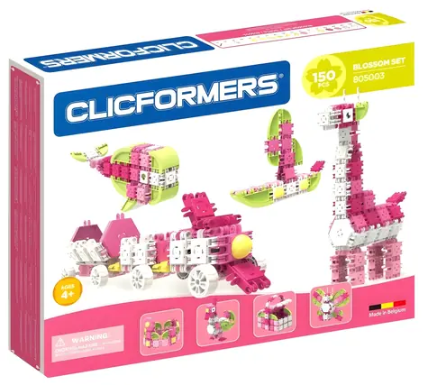 Zestaw konstrukcyjny CLICFORMERS Blossom / 150 elementów / od 4 lat