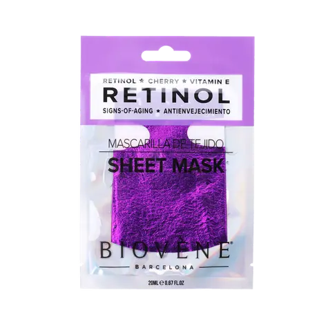 Biovene Retinol Maska w płachcie na oznaki starzenia