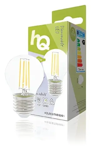 Żarówka LED retro HQ Miniglobe E27 / Żarówka / E27 / 4 W / 370 lm / 2700 K / ściemnialna