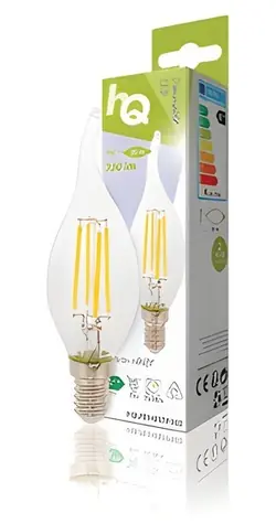 Żarówka LED retro HQ E14 / Żarówka / E14 / 4 W / 330 lm / 2700 K / ściemnialna