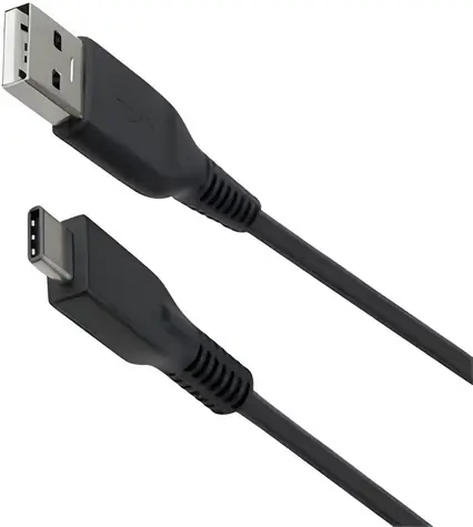 Kabel USB-C do transmisji danych czarny 2 m / Kabel do transmisji danych / USB-C - USB-C / 2 m