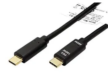 Kabel USB-C(M) Value - USB-C(M) PD 100W, 2m, czarny / Kabel / USB 2.0
