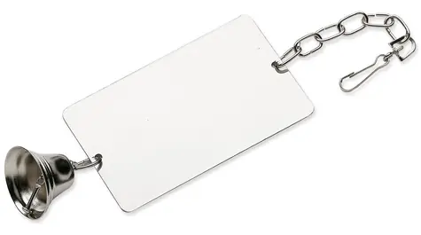 Lustro z dzwoneczkiem Ferplast / Zabawka dla ptaków / 9x38 cm