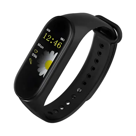 X-SITE ZM6 czarny / Bransoletka fitness / Ekran dotykowy TFT 0,96" / Bluetooth 4.2 / Czujnik tętna, ciśnienia i SpO2