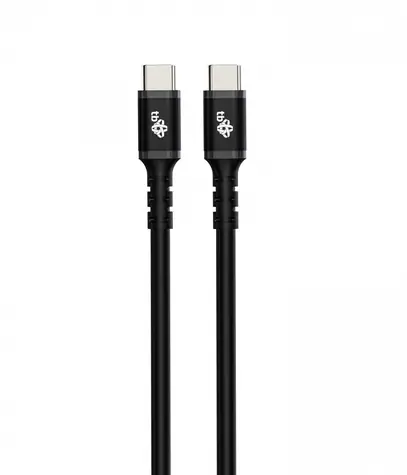 USB-C - USB-C czarny / Kabel / silikonowy / 2 m