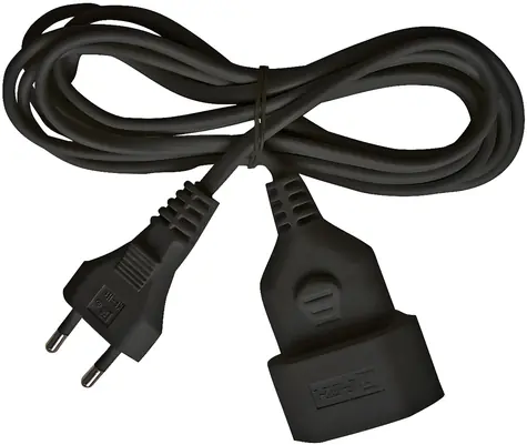 Przedłużacz Brennenstuhl czarny / Przedłużacz / 1 gniazdo / 3 m / maks. 2,5 A