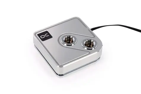 Alphacool Core 1 Aurora srebrny / Blok wodny procesora / Socket 1700, AM4, AM5 / ARGB / G1/4"