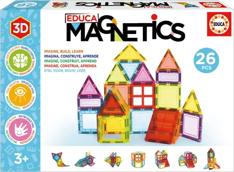 Magnetyczny zestaw konstrukcyjny Educa Magnetics / 26 elementów