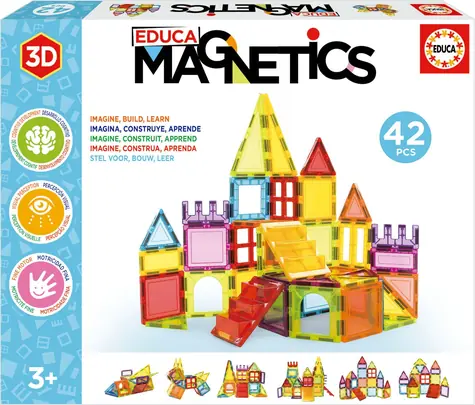 Magnetyczny zestaw konstrukcyjny Educa Magnetics / 42 elementy