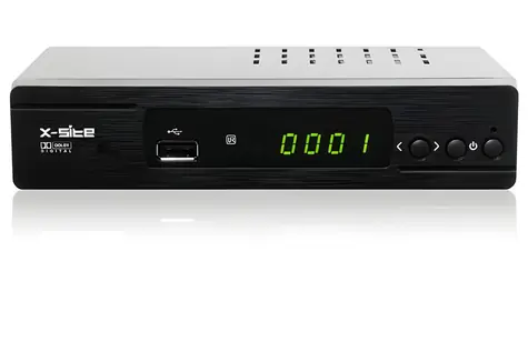 X-SITE DV-3103A czarny / Dekoder / DVB-T2 / H.265 / HDMI / USB
