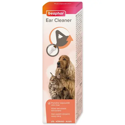 Beaphar Ear Cleaner / Krople do uszu dla psów i kotów / 50 ml