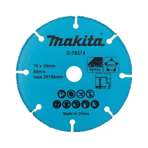 Makita D-78374 / Tarcza tnąca z węglikiem spiekanym / 76 mm