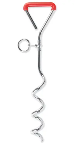 TRIXIE Kołek wiertniczy 40 cm / Kołek w kształcie psa / Guma, metal