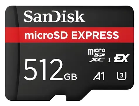 SanDisk GamePlay Express microSDXC 512 GB / karta Micro SD / odczyt: 880 MB/s / zapis: 650 MB/s