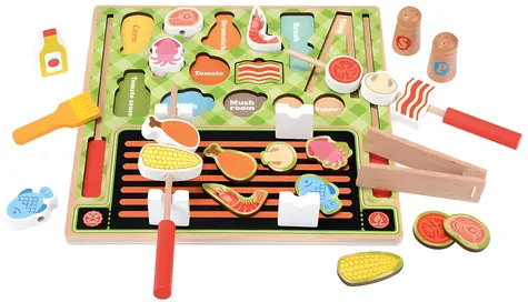 Puzzle Bino 3D Grill / 33 elementy / od 3 lat
