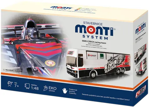SEVA Monti System MS 31.3 Bus Setra GMS Czech Racing Team Kit / 1:48 / od 7 lat