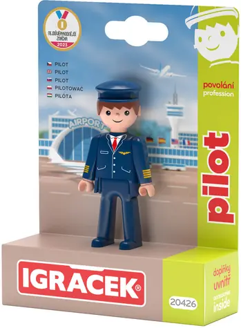 EFKO Figurka Pilot / Seria Zawody / Walizka / od 3 lat
